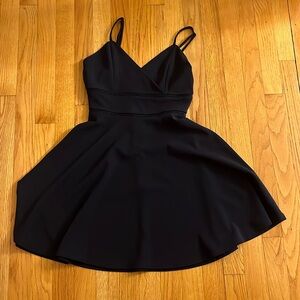 Francesca’s Jun & Ivy navy blue mini dress